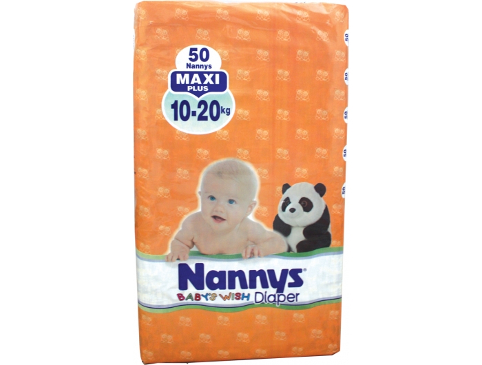 Nanny's Pelene Baby maxi+ 50 kom