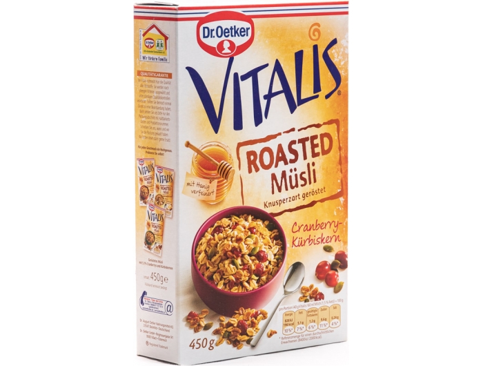 Dr.Oetker Vitalis muesli cranberry 450 g