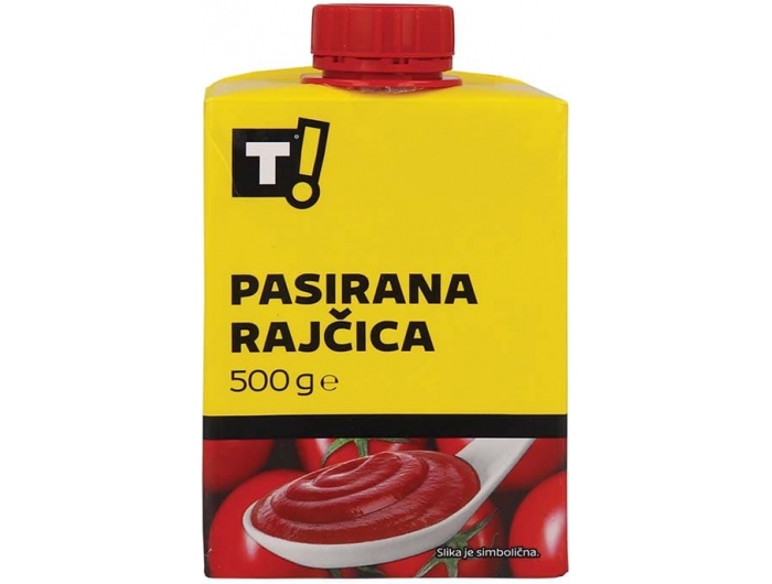 T! tomato puree with cap 500 g | Tommy
