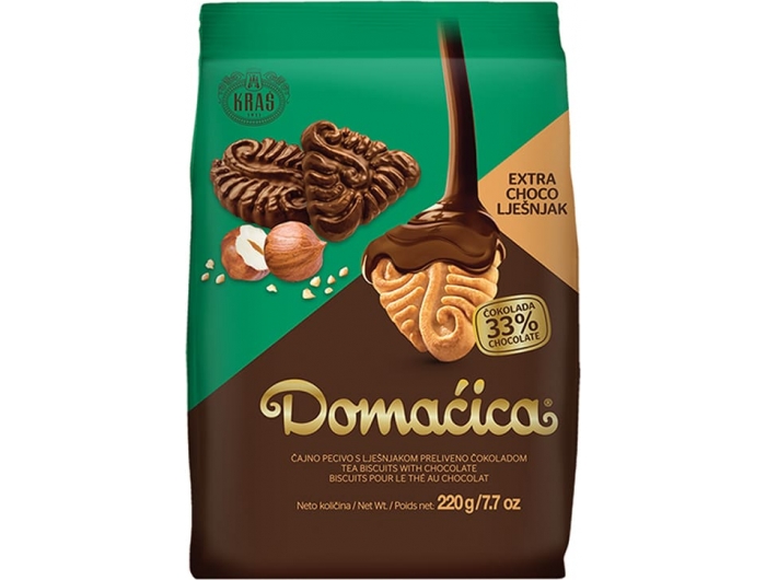 Kraš Domaćica Tea pastry Extra choco hazelnut 220 g