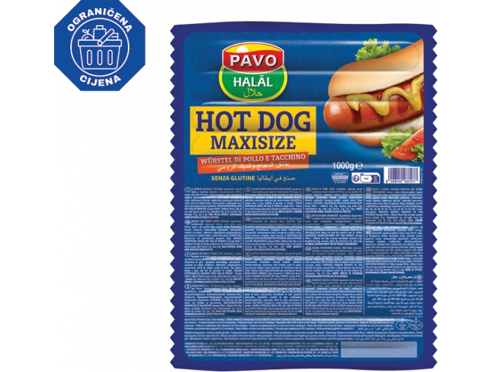 Pavo Frankfurt hrenovke 1 kg