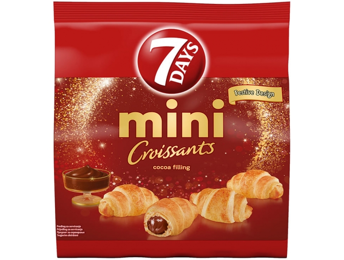 Mini croissant 7 Days z kakao, 185 g