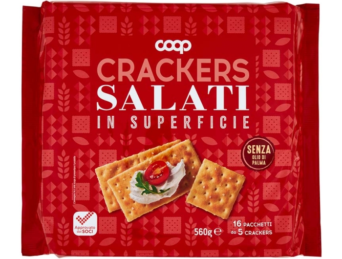 Coop krekeri slani 560 g