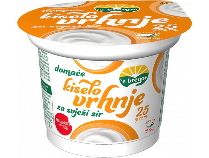 Vindija 'z bregov vrhnje kiselo 25% m.m. 300 g