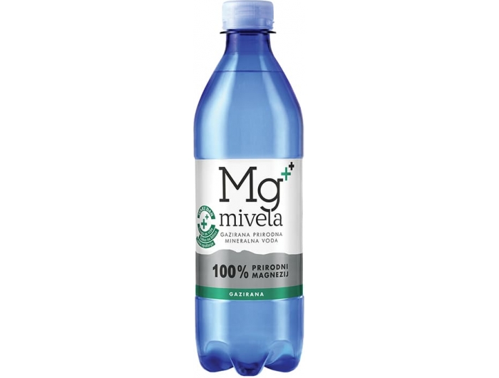 Mg Mivela naturalna woda mineralna gazowana 0,5 l