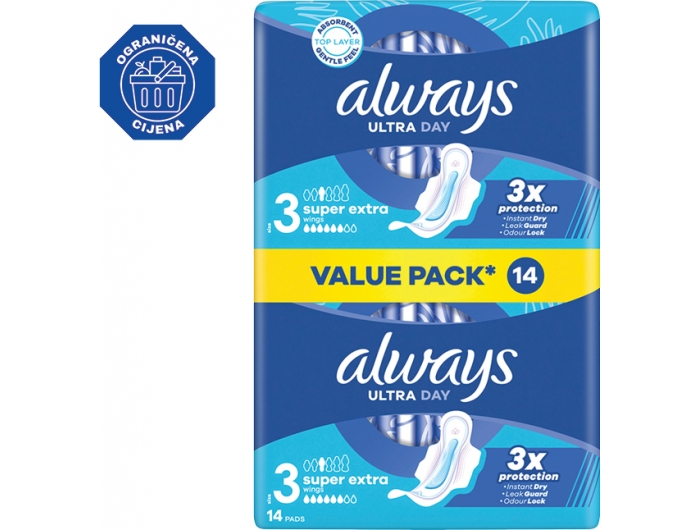 Always higijenski ulošci ultra 1 pak 2x7 kom