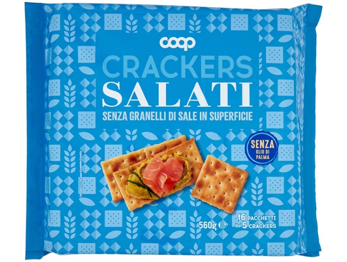 Coop krekeri slani 560 g