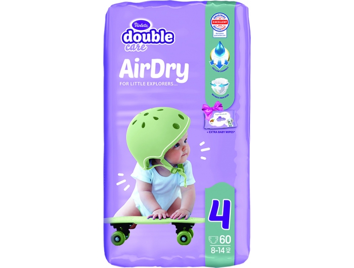 Dětské plenky Violeta 60 ks