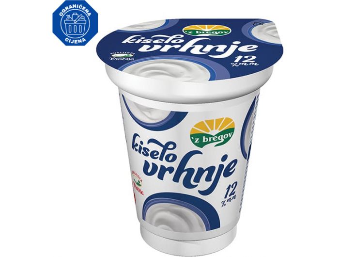 Vindija 'from the banks sour cream 12% m.m. 200 g