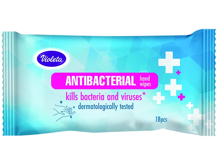 Violeta dezinfekcijske maramice 18 kom