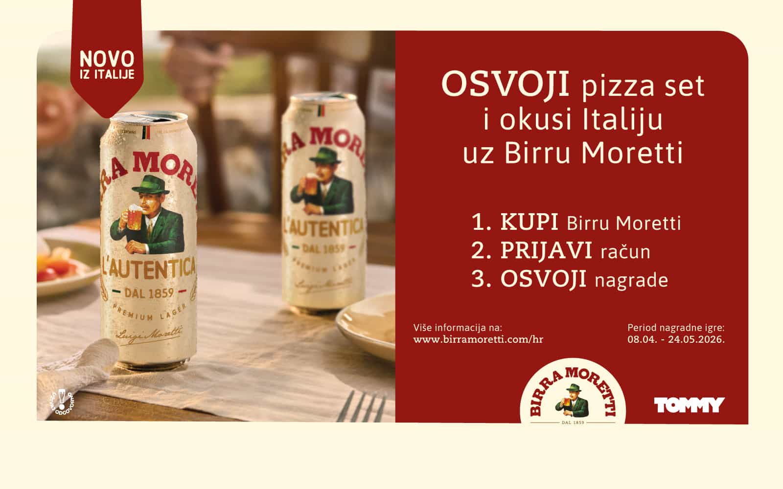 Tommy banner - Sudjeluj u nagradnoj igri i osvoji nagrade!