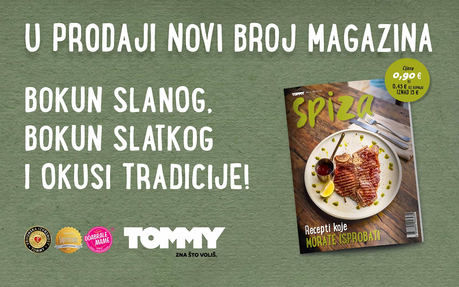 Tommy banner - Novi magazin Spiza u prodaji!