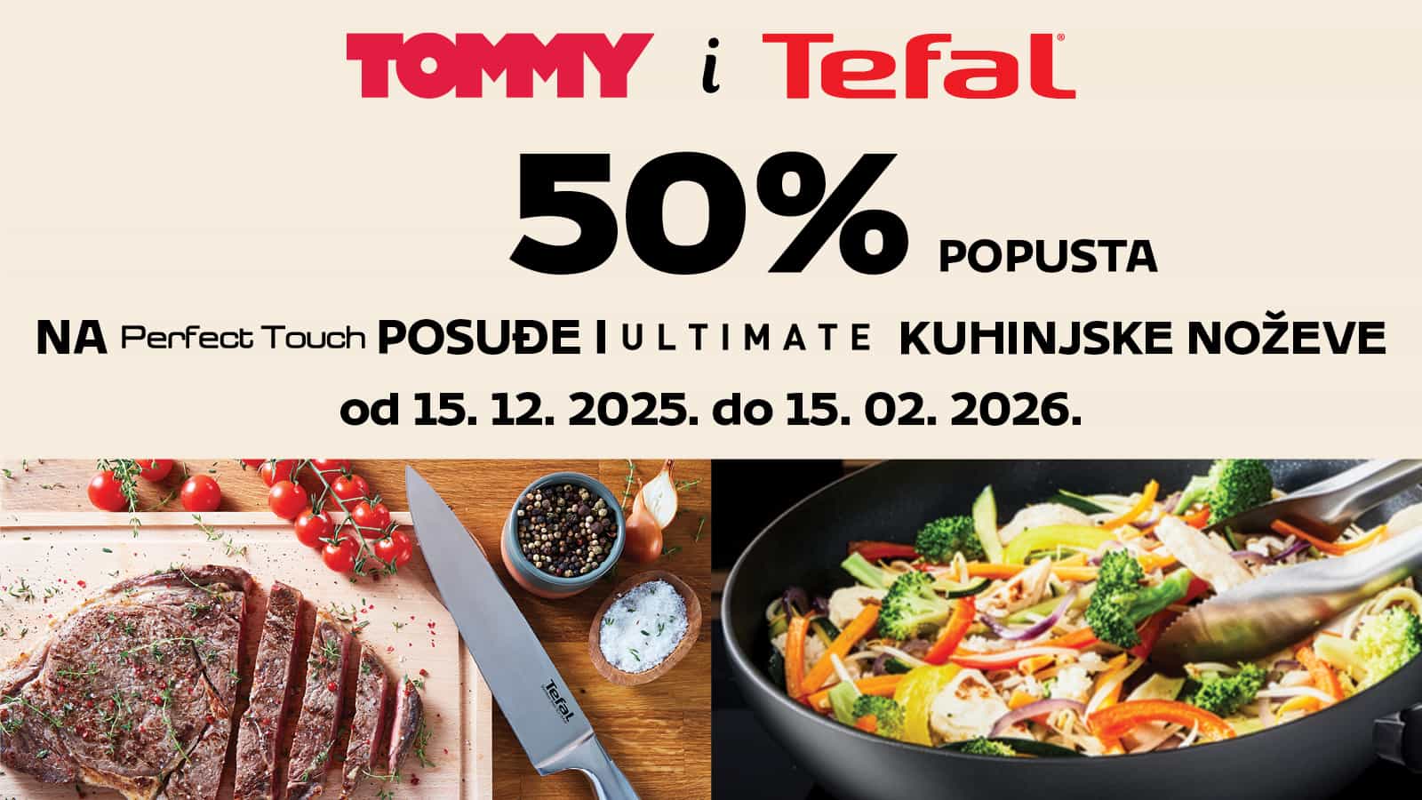 Tommy banner - Ne propusti odličan popust na Tefal proizvode