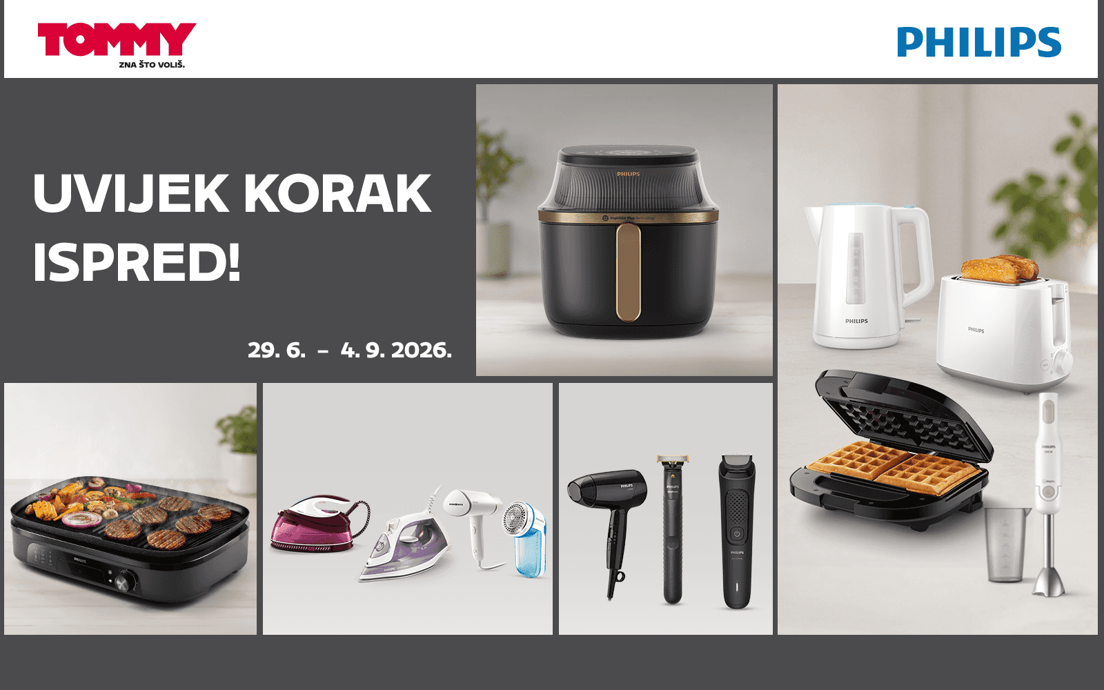 Tommy banner - Posebna ponuda na odabrane Philips proizvode