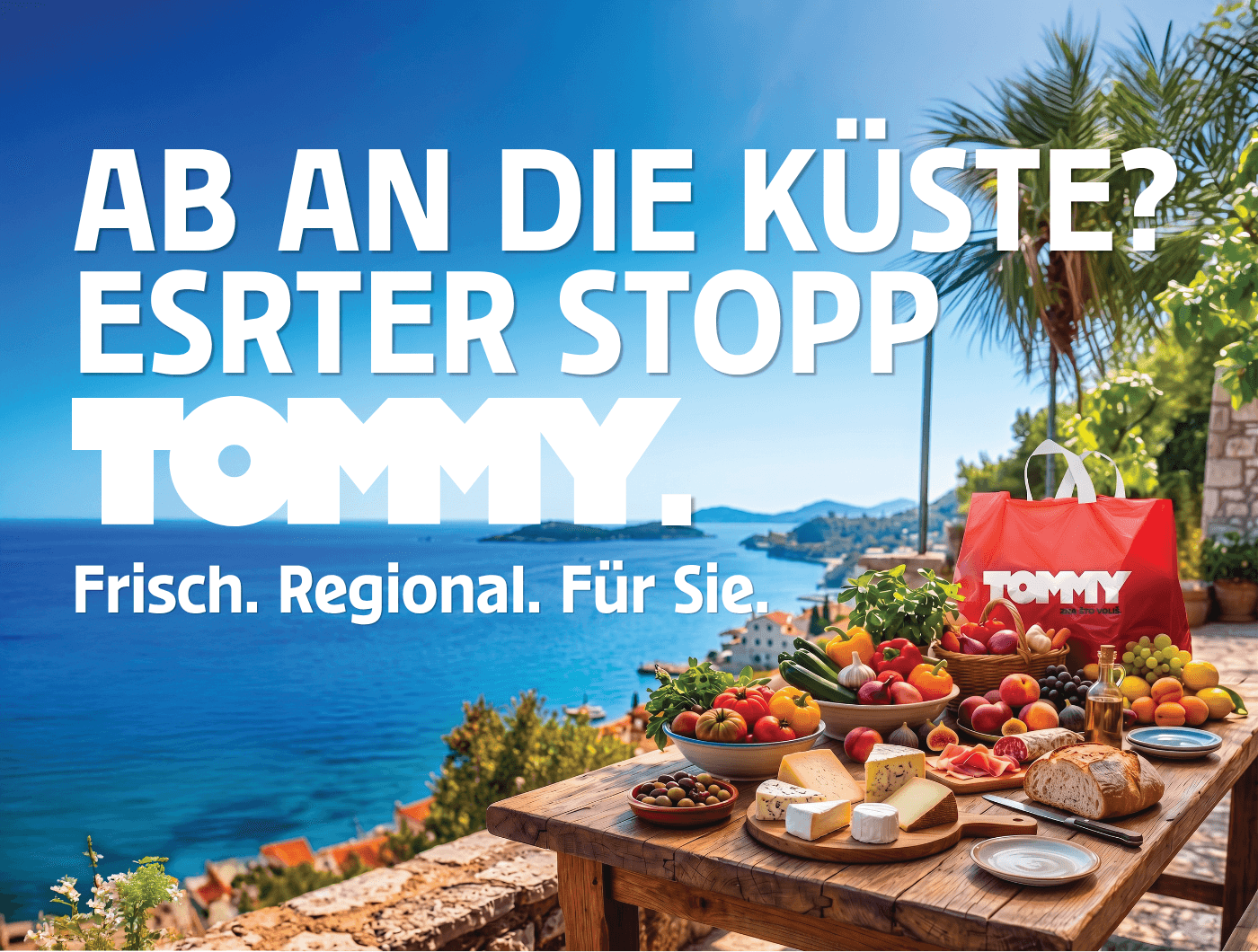 Tommy banner - Ab an die küste? Erster stopp TOMMY.