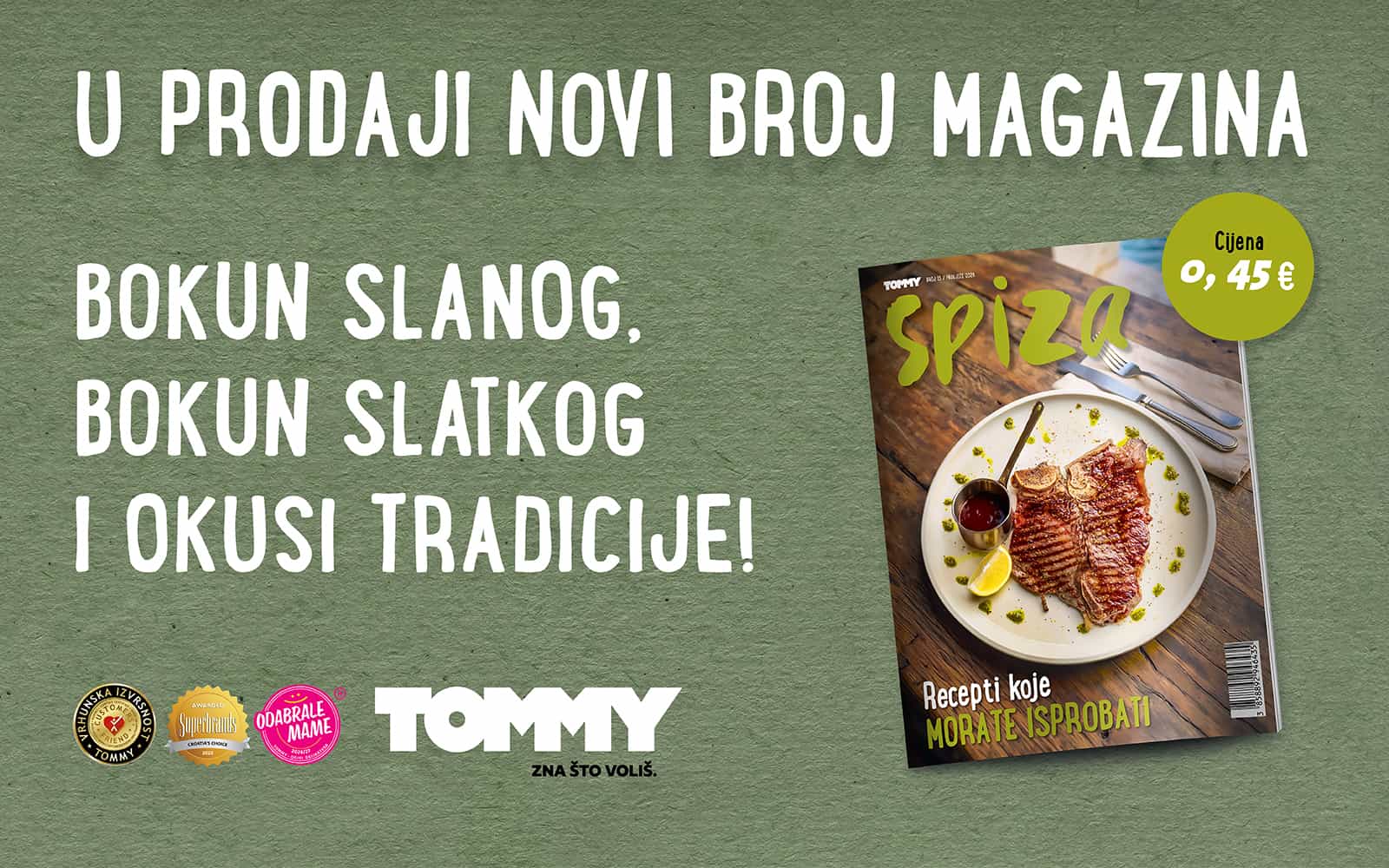 Tommy banner - Novi magazin Spiza u prodaji!