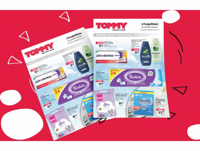 Tommy banner - Super ponuda za njegu i čistoću