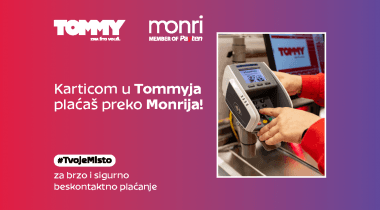 Karticom u Tommyja plaćaš preko Monrija!