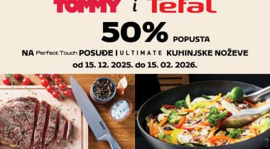 Iskoristi 50% popusta na Tefal posuđe i kuhinjske noževe!