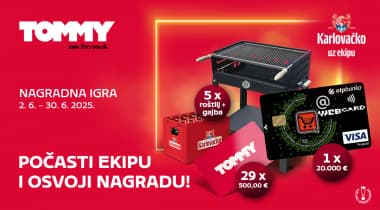 Počasti ekipu i osvoji nagradu!