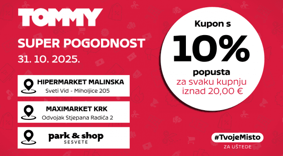 Kupnja u Tommyju donosi ti super uštede