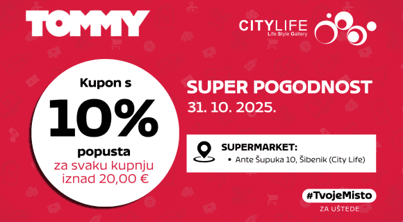 Posebna pogodnost u Tommyju u sklopu centra City Life