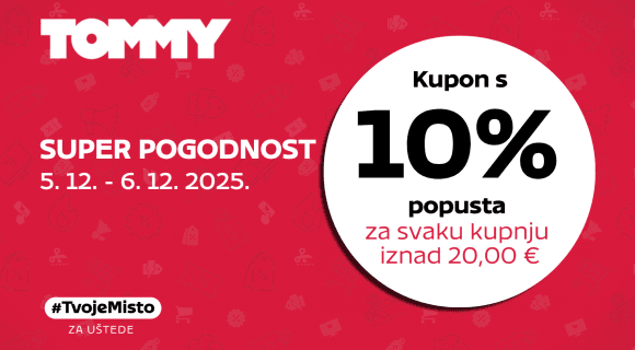 Super uštede čekaju te i ovog vikenda u Tommyju