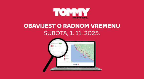 Obavijest o radnom vremenu na dan 1. 11. 2025.