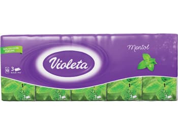 Violeta paper tissues menthol 10 pcs