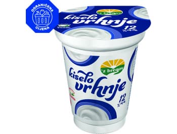 Vindija 'z bregov kiselo vrhnje 12% m.m. 200 g