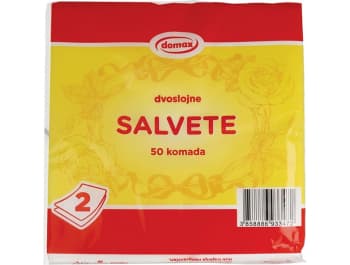 Domax salvete dvoslojne 1 pak 50 kom