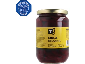 T! Sliced beets 670 g
