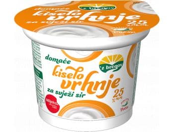 Vindija 'z bregov vrhnje kiselo 25% m.m. 300 g