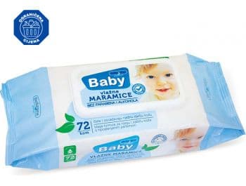 Bellasana dječje vlažne maramice 1 pak 72 kom