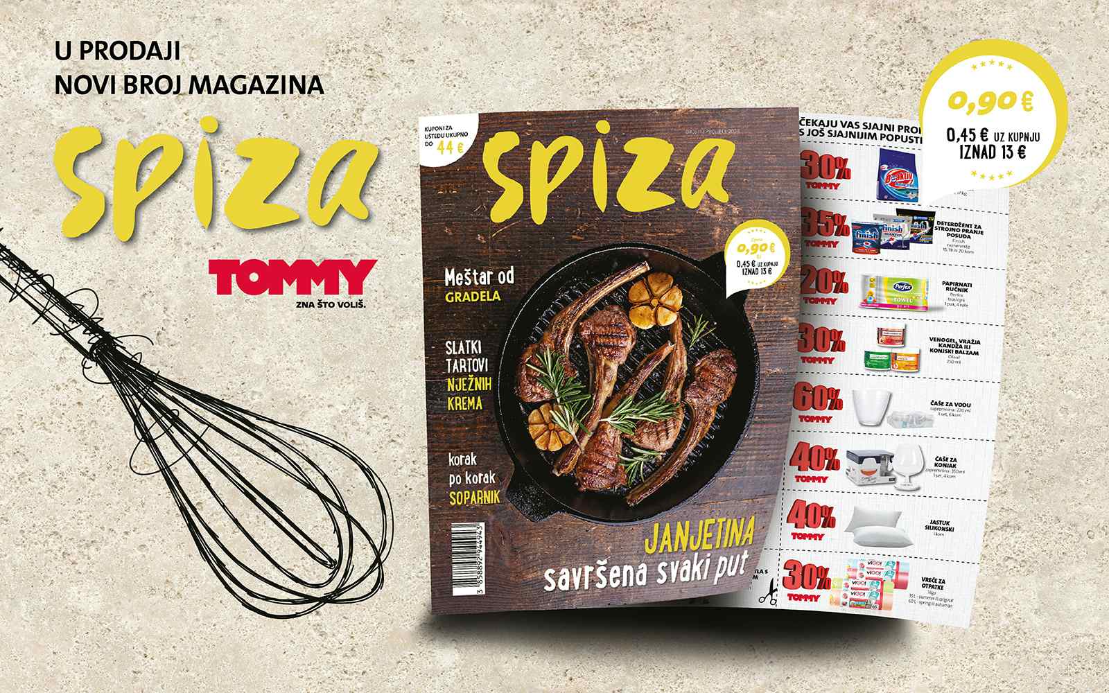 Tommy banner - Novi magazin Spiza u prodaji