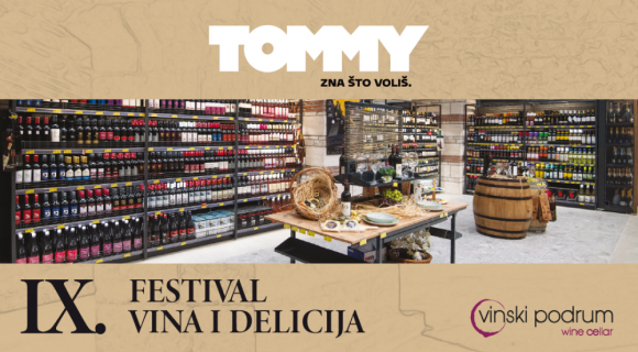 Tommy ponosan sponzor IX. Festivala vina i delicija