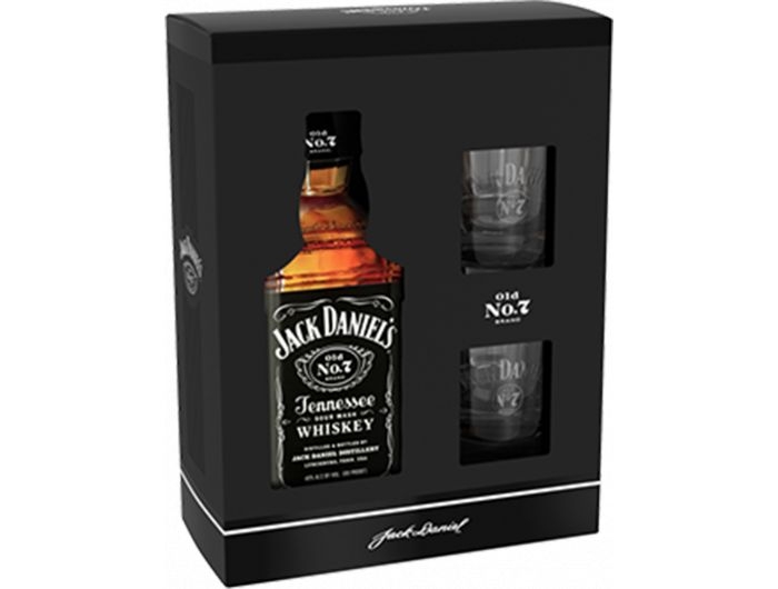 Jack Daniel's 700 ml + 2 čaše