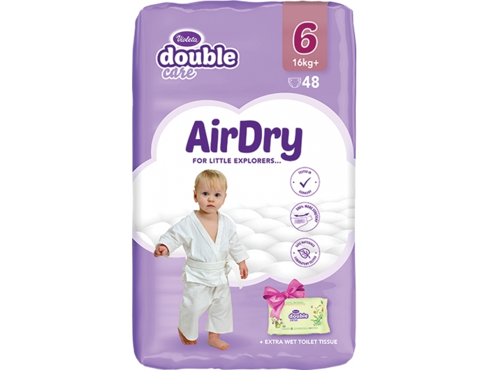 Violet baby diapers 1 PC 48 pcs