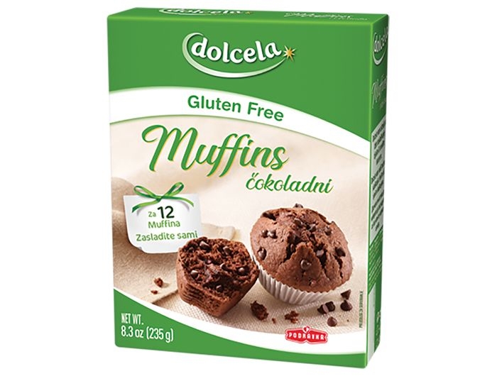 Podravka Dolcela mješavina za muffins bez glutena 235 g