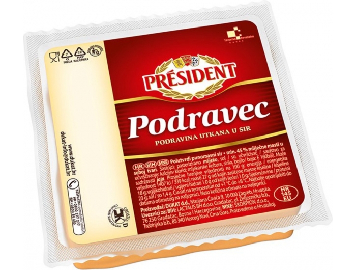 President Sir Podravec 250 g