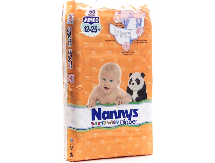 Nanny's Diapers Baby jumbo 50 pcs