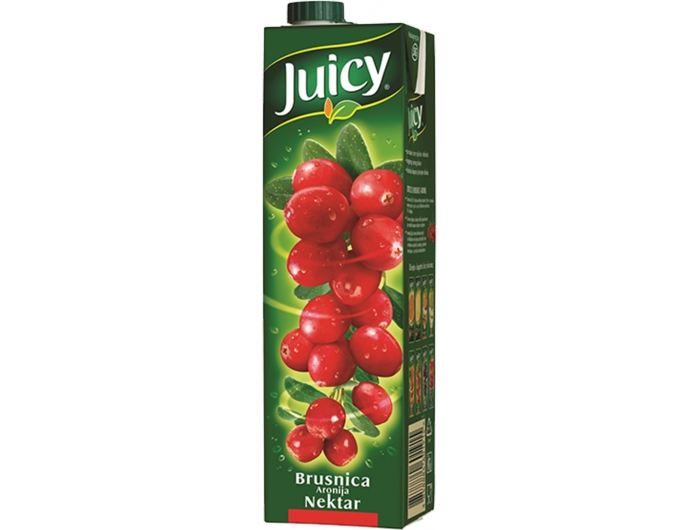 Juicy brusnica aronija nektar 1 L