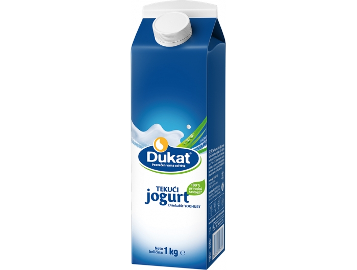 Jogurt Dukat w płynie 2,8% m.m. 1 kg