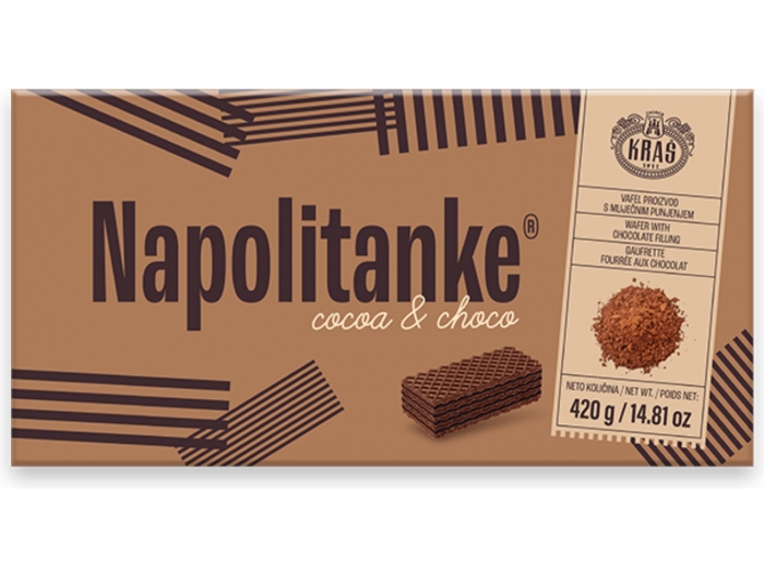 Kraš Napolitanke Cocoa & Choco 420 g