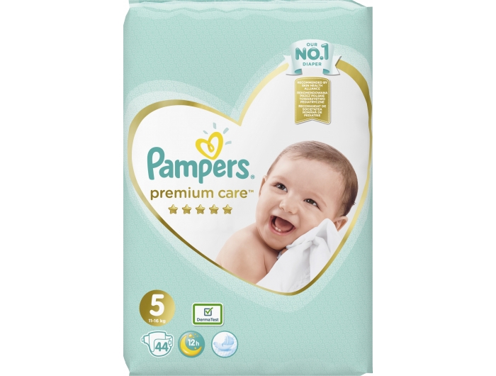 Pampers Premium Care Dječje pelene vel. 5 (11-16 kg) 44 kom