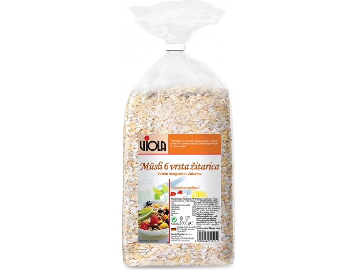 Encian muesli with 6 types of cereals 1 kg