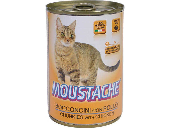 Moustache hrana za mačke piletina 415 g