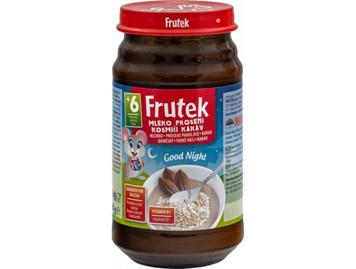 Alimenti per bambini, 190 g, latte/vaniglia, Frutek