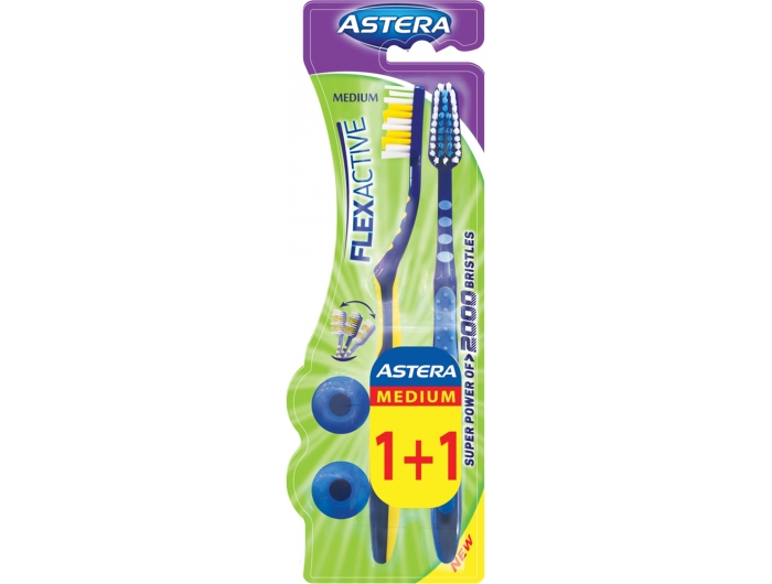 Astera Flex Active četkica za zube – medium 1 kom