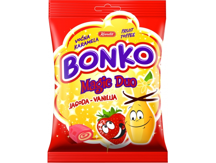Kandit Bonko Magic Duo Karamellbonbons 100 g